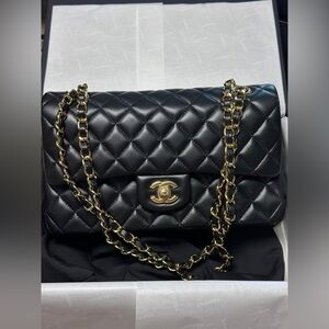 Chanel Black Quilted Leather Bag